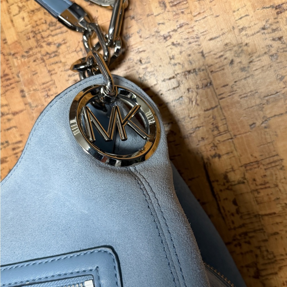 Michael Kors Lillie Soft Blue Hobo Bag - Picture 5 of 10